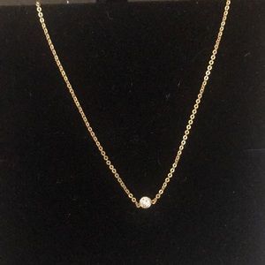 14K Gold 0.1ct Diamond Necklace